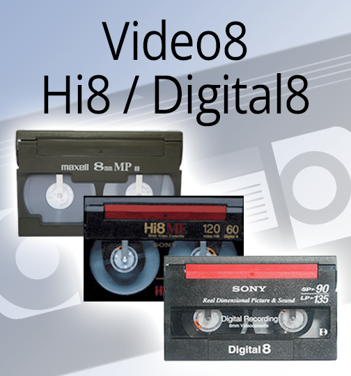 Transfer Hi-8 Tapes | Hi8 | Digital8 video | Reel Transfers